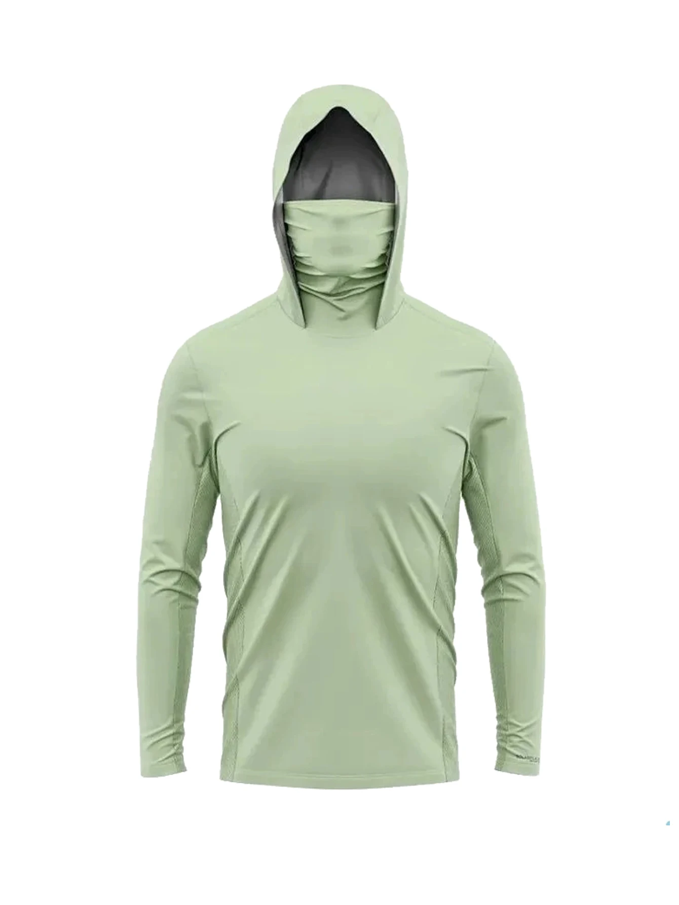Men Long Sleeve Fishing Hoodie - Fishing Shirt Uv Protection ulasan dan harga