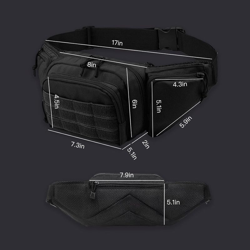 600D Oxford Multi-Pocket Waist - Fishing Belt ulasan dan harga