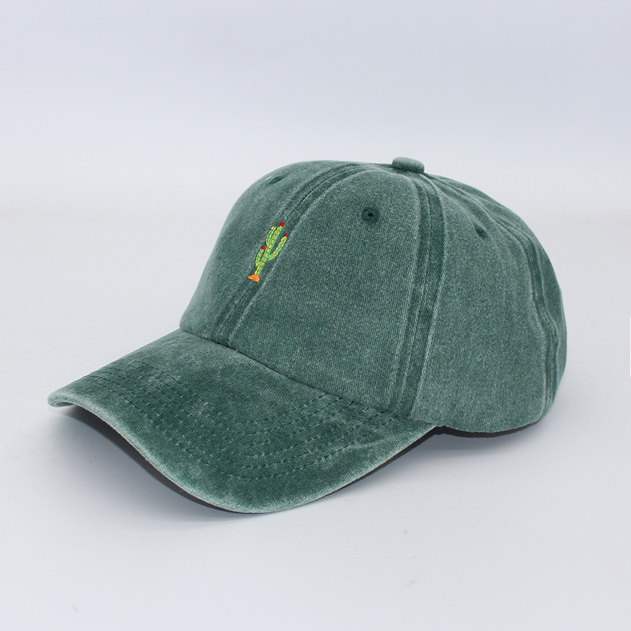 Mini Cactus Embroidery vintage - Fishing Hat ulasan dan harga