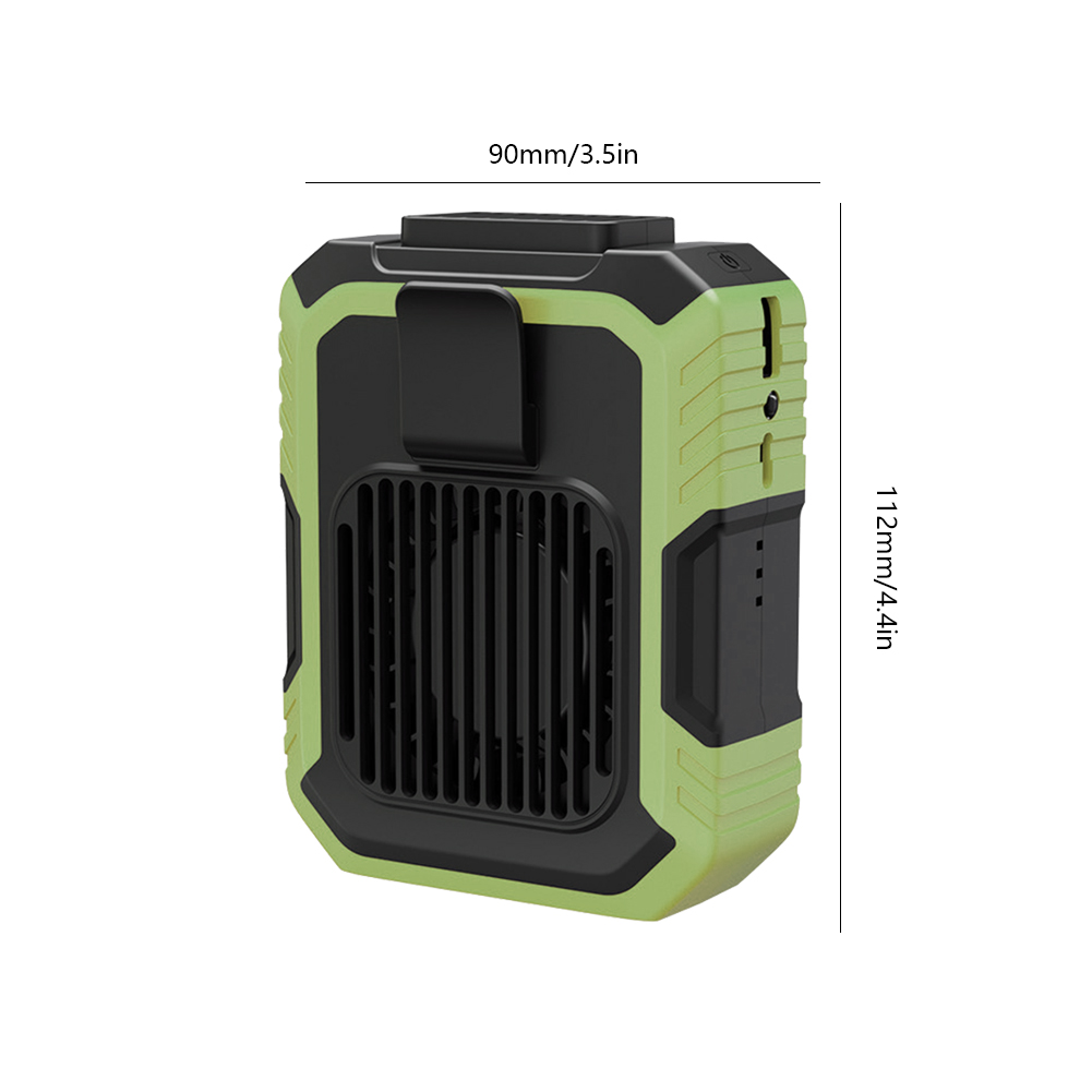 Portable Mini Waist Fan 3 Spee - Fishing Belt ulasan dan harga